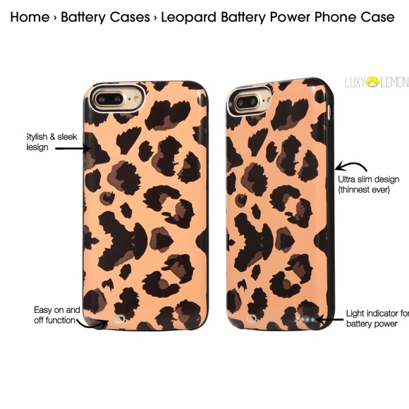 iPhone 7 Plus/8 Plus Leopard Charging Case - Picture 5 of 5